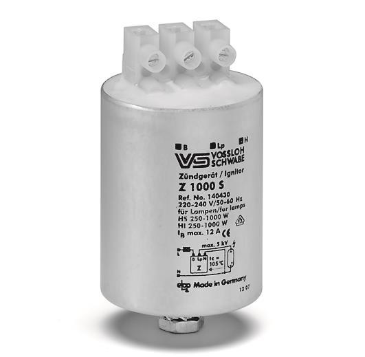 VOSS Elektr. Zündgerät Z 1000 S 140430 f. HS HI 250-1000W Gehäuse - 844608